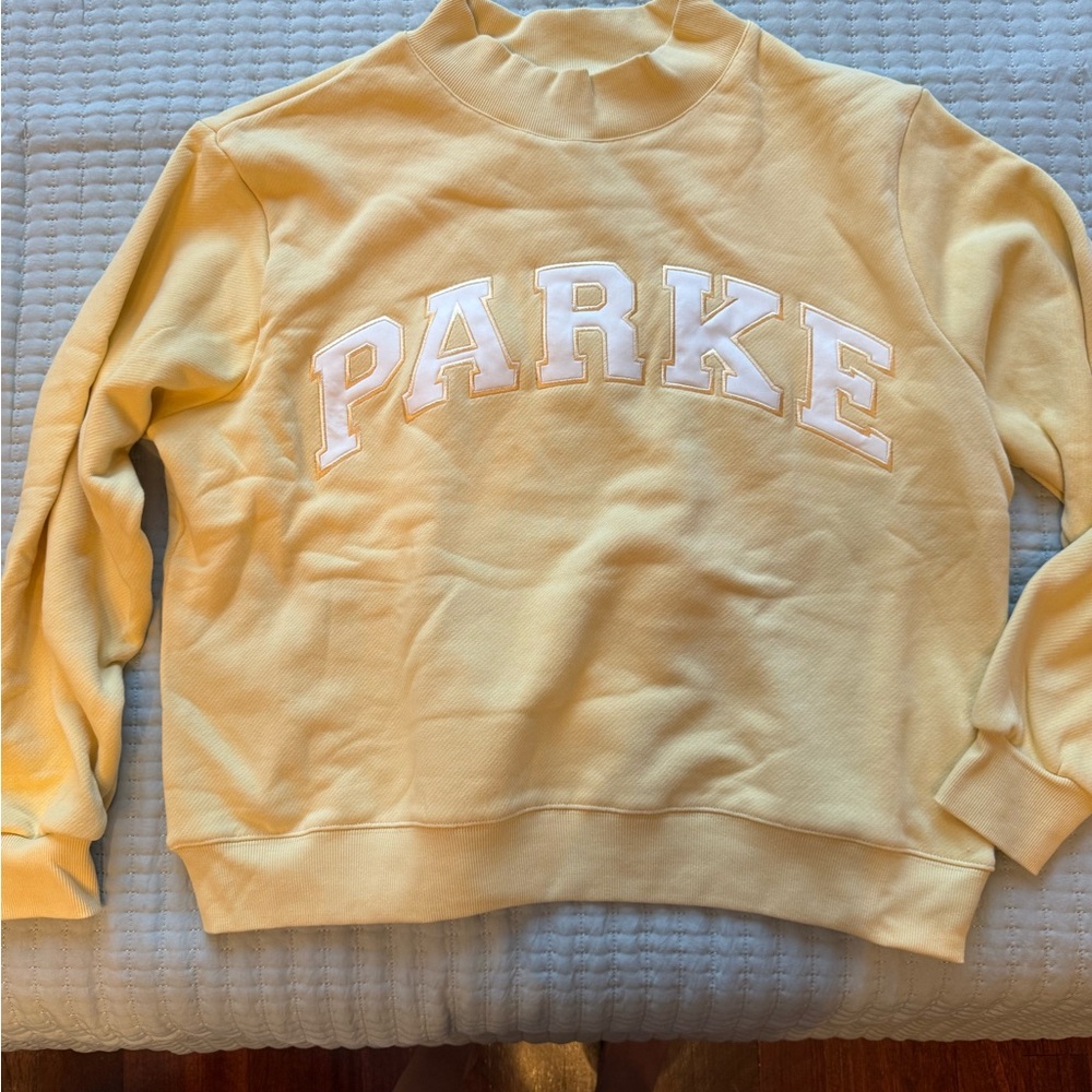 PARKE Varisty Mockneck in Yellow